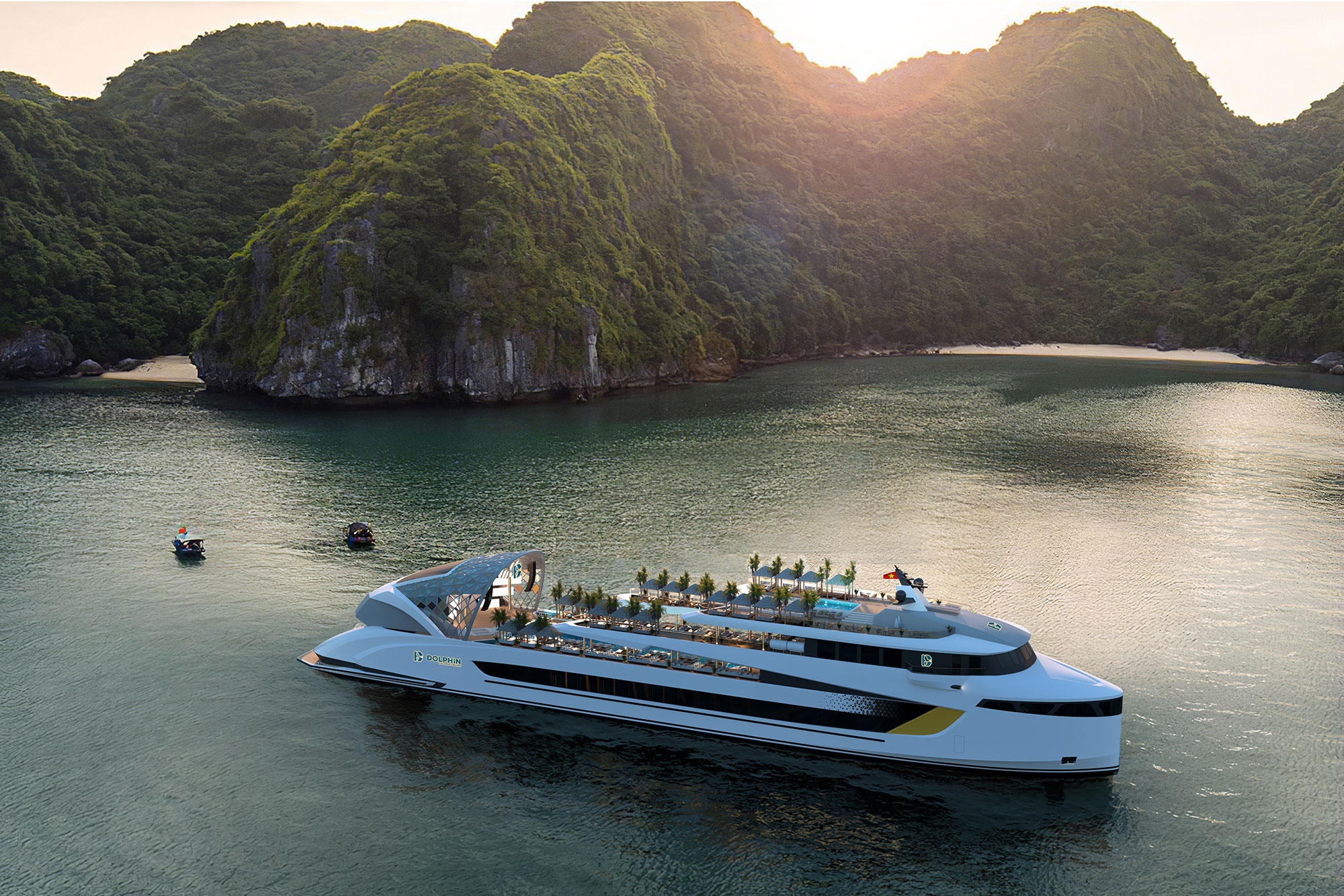 Khám Phá Villa President (200m2) Trên Du Thuyền Dolphin Cruises Tại Vịnh Hạ Long